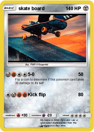 Pokemon skate board