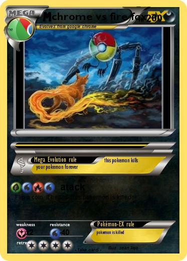 Pokemon chrome vs fire fox