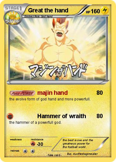 Pokemon Great the hand