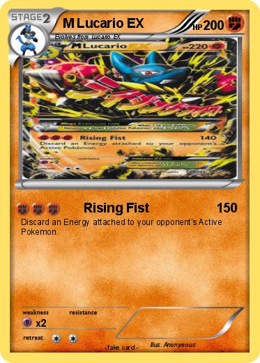 Pokemon M Lucario EX