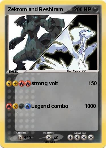 Pokemon Zekrom and Reshiram