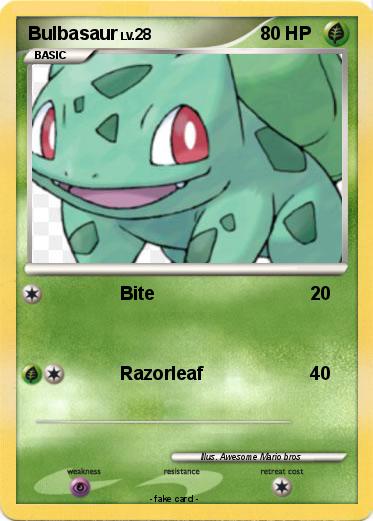 Pokemon Bulbasaur