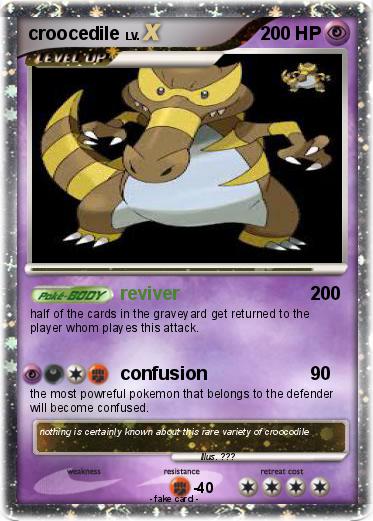 Pokemon croocedile
