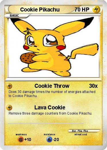 Pokemon Cookie Pikachu