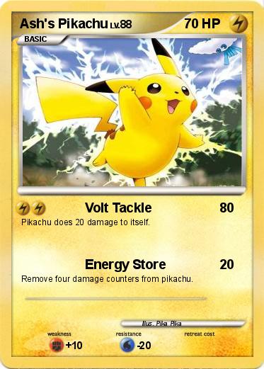 Pokemon Ash's Pikachu
