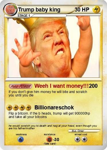Pokemon Trump baby king