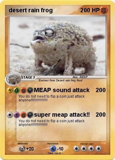 Pokemon desert rain frog