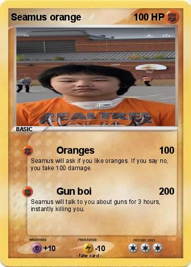 Pokemon Seamus orange