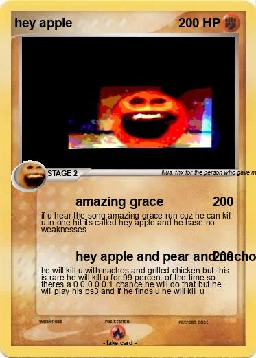 Pokemon hey apple