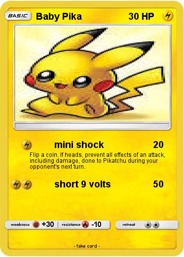 Pokemon Baby Pika