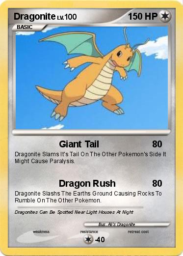Pokemon Dragonite