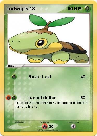 Pokemon turtwig lv.18