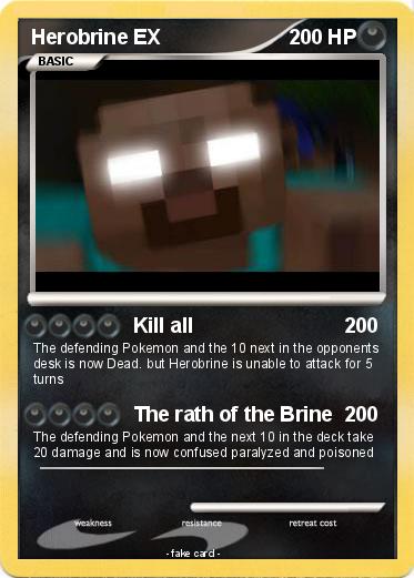 Pokemon Herobrine EX