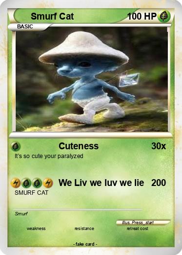 Pokemon Smurf Cat