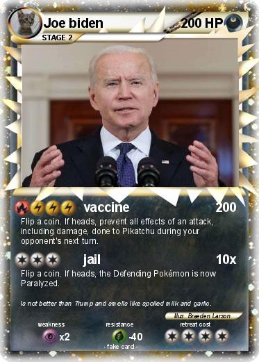 Pokemon Joe biden
