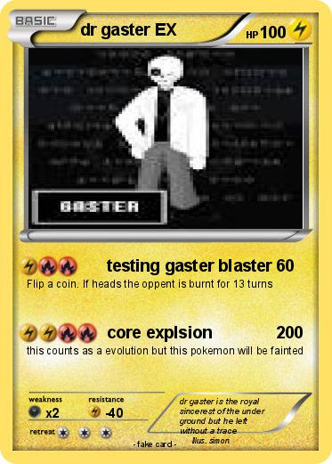 Pokemon dr gaster EX
