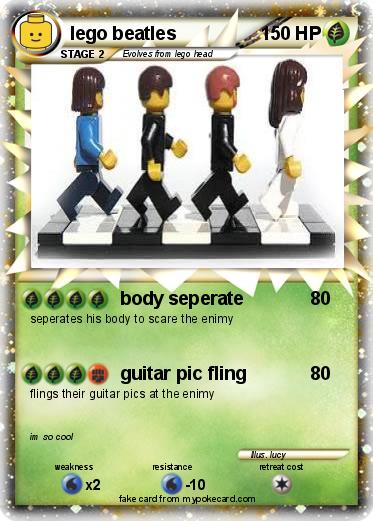 Pokemon lego beatles