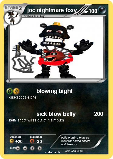 Pokemon joc nightmare foxy