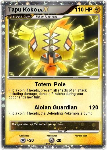 Pokemon Tapu Koko