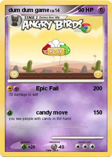 Pokemon dum dum game