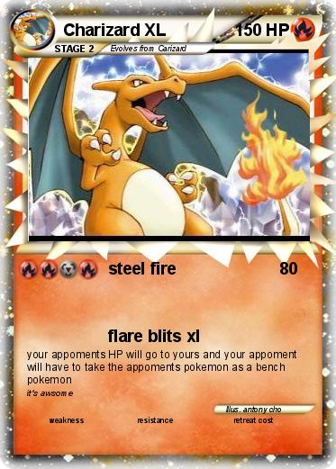 Pokemon Charizard XL