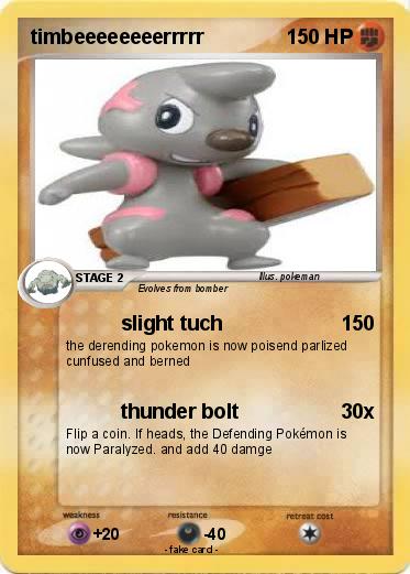 Pokemon timbeeeeeeeerrrrr