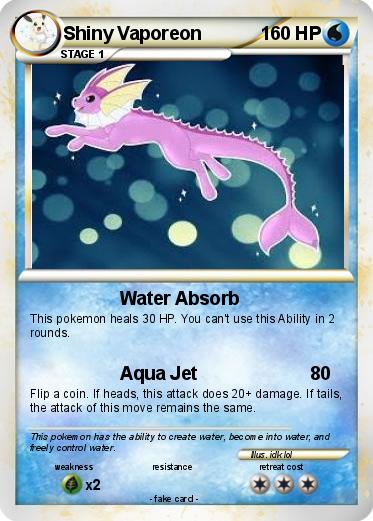 Pokemon Shiny Vaporeon