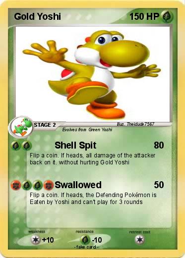 Pokemon Gold Yoshi
