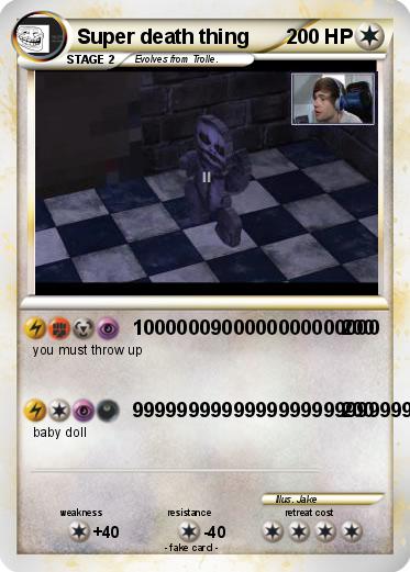 Pokemon Super death thing