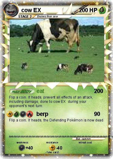 Pokemon cow EX