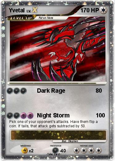 Pokemon Yvetal