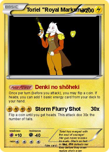 Pokemon Toriel "Royal Marksman"