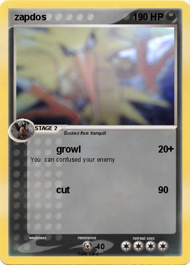 Pokemon zapdos