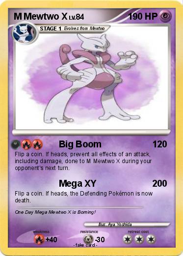 Pokemon M Mewtwo X