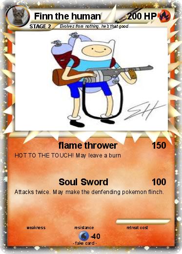 Pokemon Finn the human