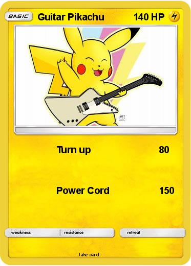 Pokemon Guitar Pikachu