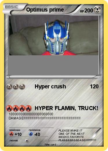 Pokemon Optimus prime