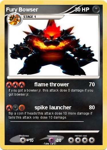 Pokemon Fury Bowser