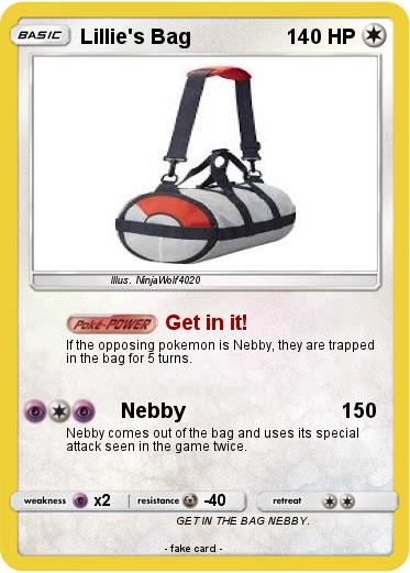Pokemon Lillie's Bag