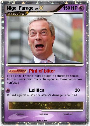 Pokemon Nigel Farage