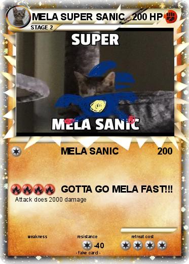 Pokemon MELA SUPER SANIC