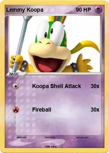 Pokemon Lemmy Koopa