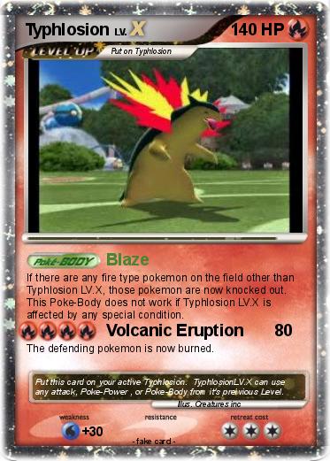 Pokemon Typhlosion