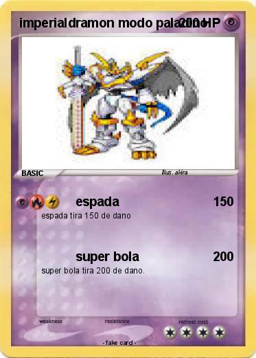 Pokemon imperialdramon modo paladino
