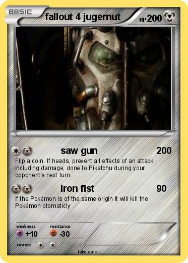 Pokemon fallout 4 jugernut