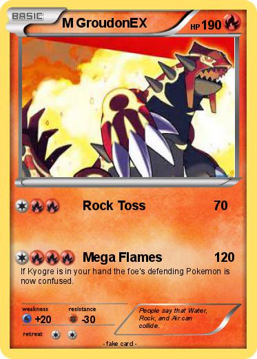 Pokemon M GroudonEX