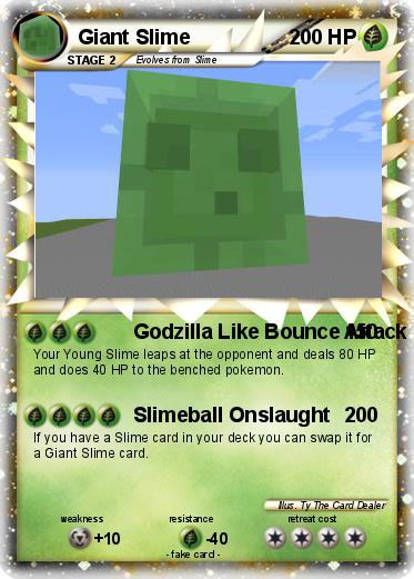 Pokemon Giant Slime