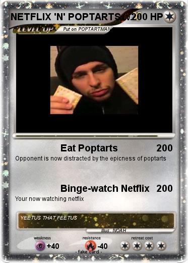 Pokemon NETFLIX 'N' POPTARTS