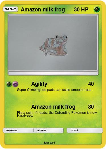 Pokemon Amazon milk frog