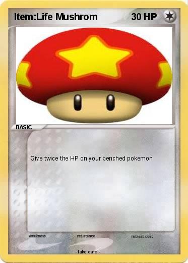 Pokemon Item:Life Mushrom